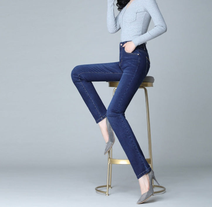 Women Straight Denim Trouser Jeans