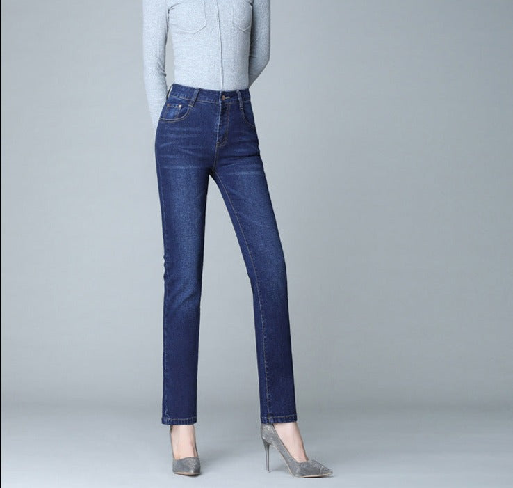 Women Straight Denim Trouser Jeans