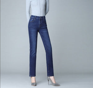 Women Straight Denim Trouser Jeans