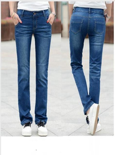 Women Straight Denim Trouser Jeans