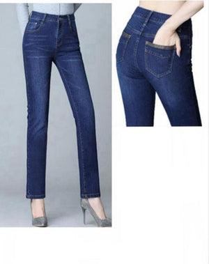 Women Straight Denim Trouser Jeans