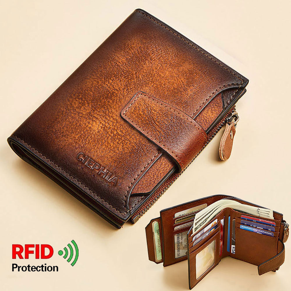 Genuine Leather Vintage Wallet