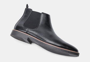 Men Leather Chelsea Ankle Boots