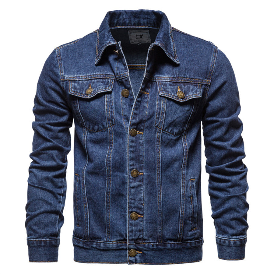 Single Breasted Men Slim Jacket