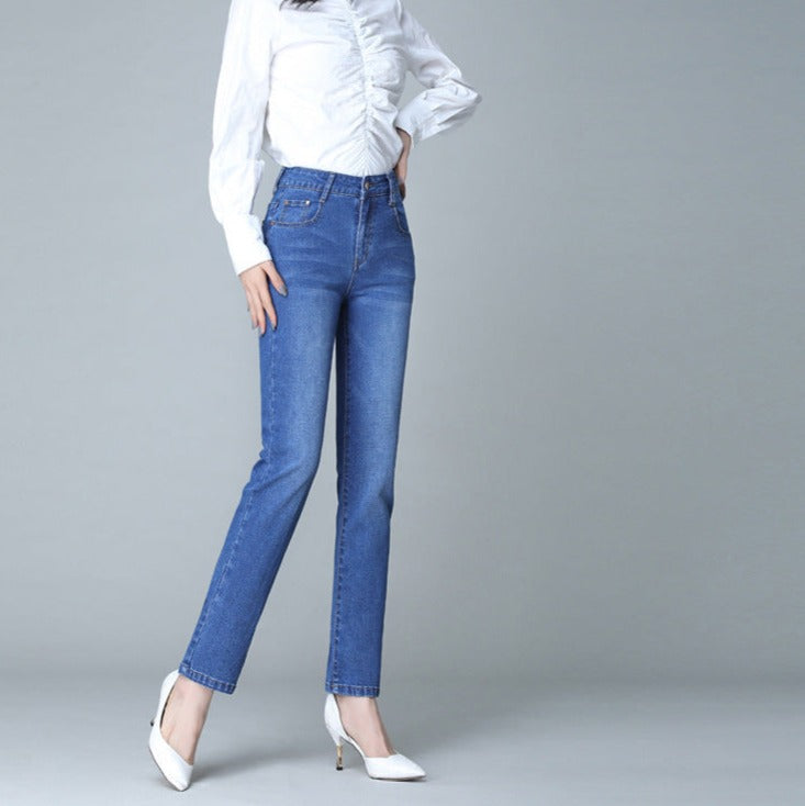 Women Straight Denim Trouser Jeans