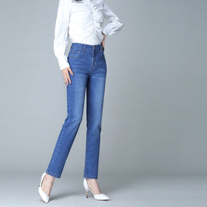 Women Straight Denim Trouser Jeans