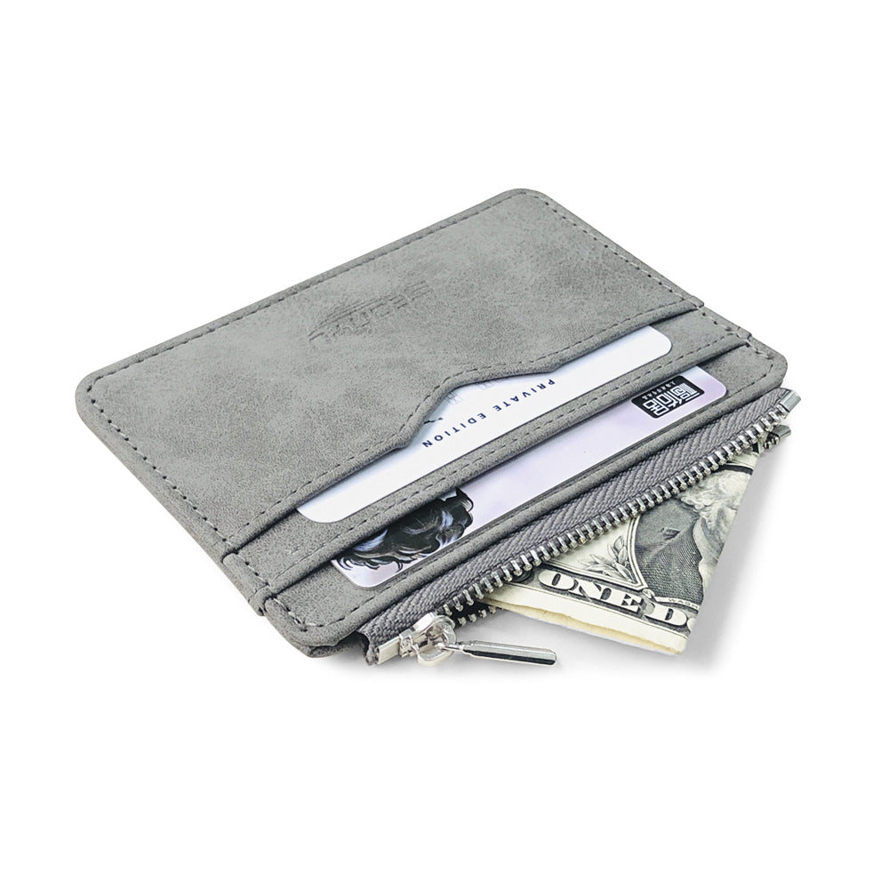 Matte Leather Card Wallet