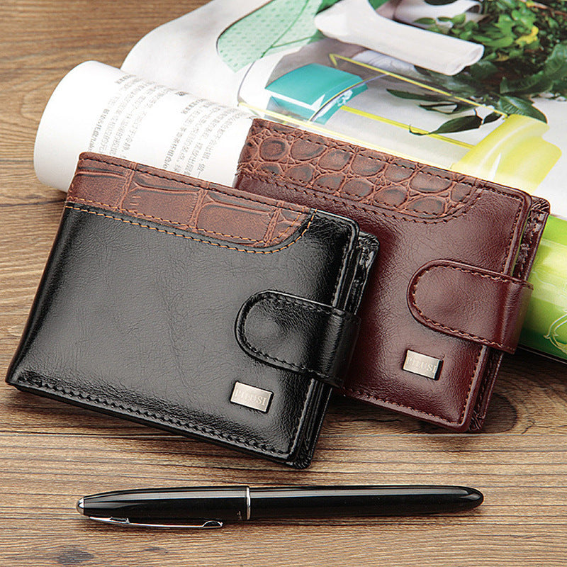 New Brand Trifold Wallet Men