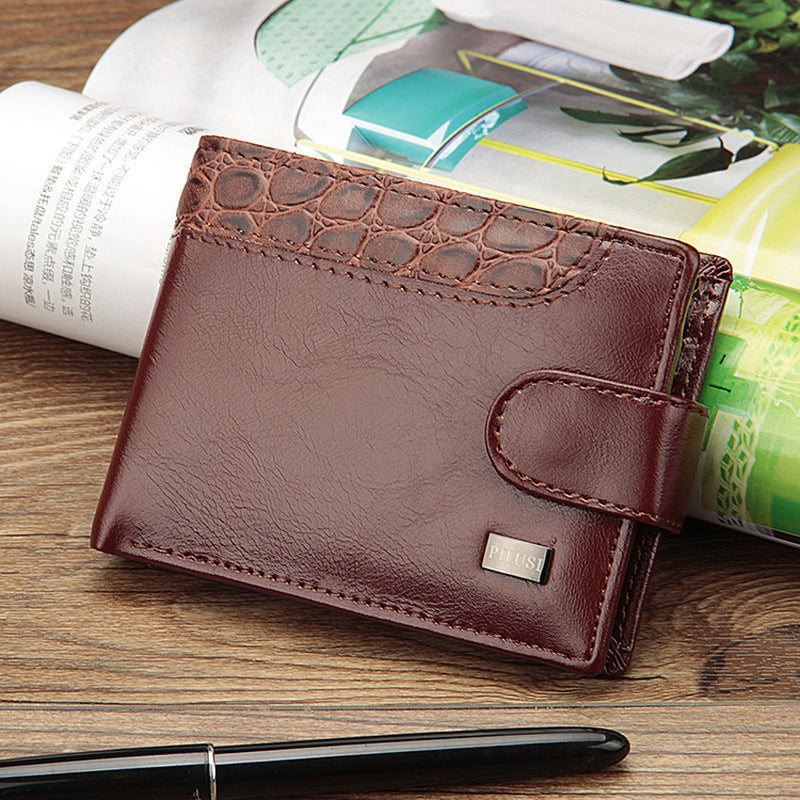 New Brand Trifold Wallet Men