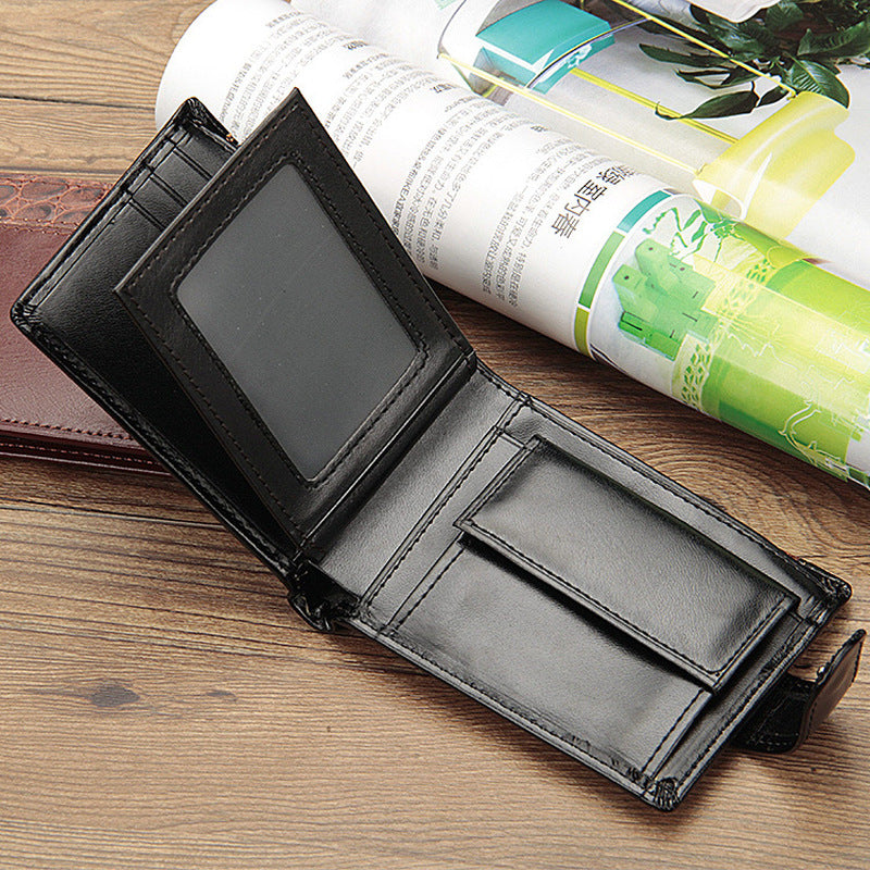 New Brand Trifold Wallet Men