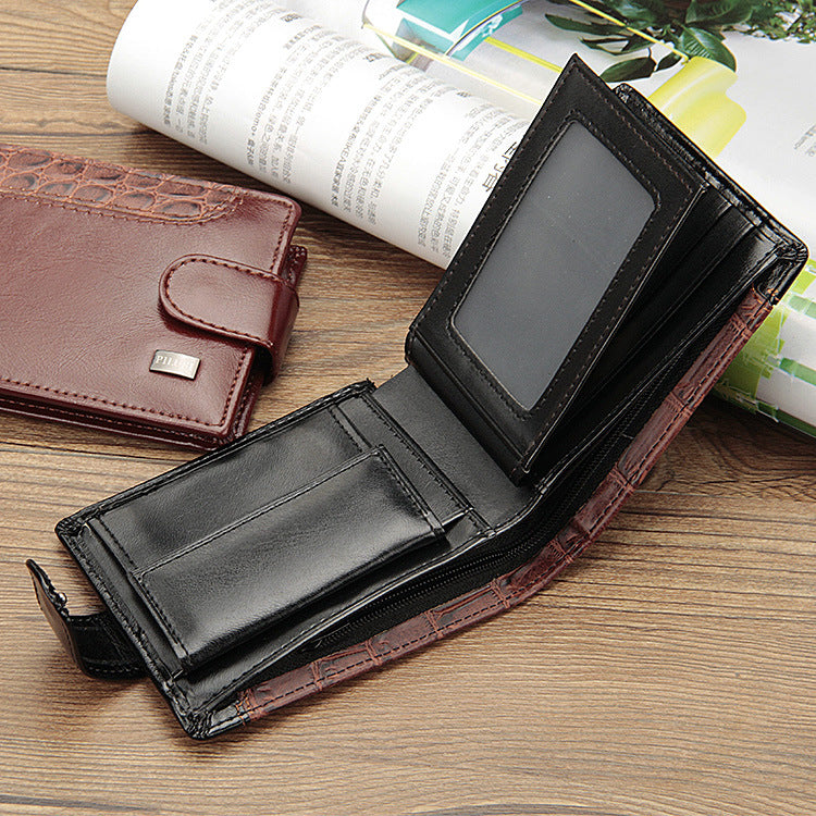 New Brand Trifold Wallet Men